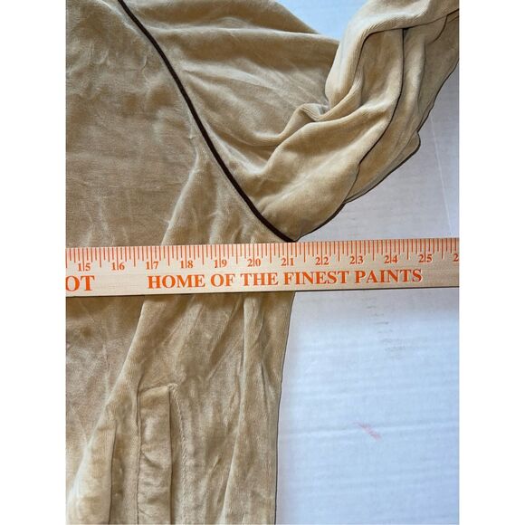 Eddie Bauer Legend Sweater Mens Large Green Mock Neck‎ Elbow Patches A45 - Picture 12 of 13